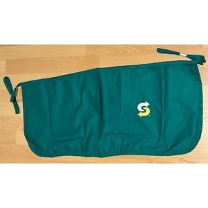 Lot of 2 Subway Green Bib Apron Embroidered Logo Restaurant Uniform Crew